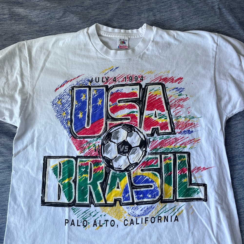 Vintage USA vs Brazil Tee